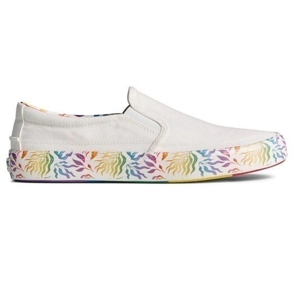 NEW SPERRY Striper Il Twin Gore Pride Sneaker Men’s Size 9 - Picture 2 of 5